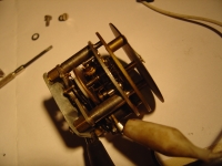  look right in the centre and you can just make out a spark where the spring is hitting the pin